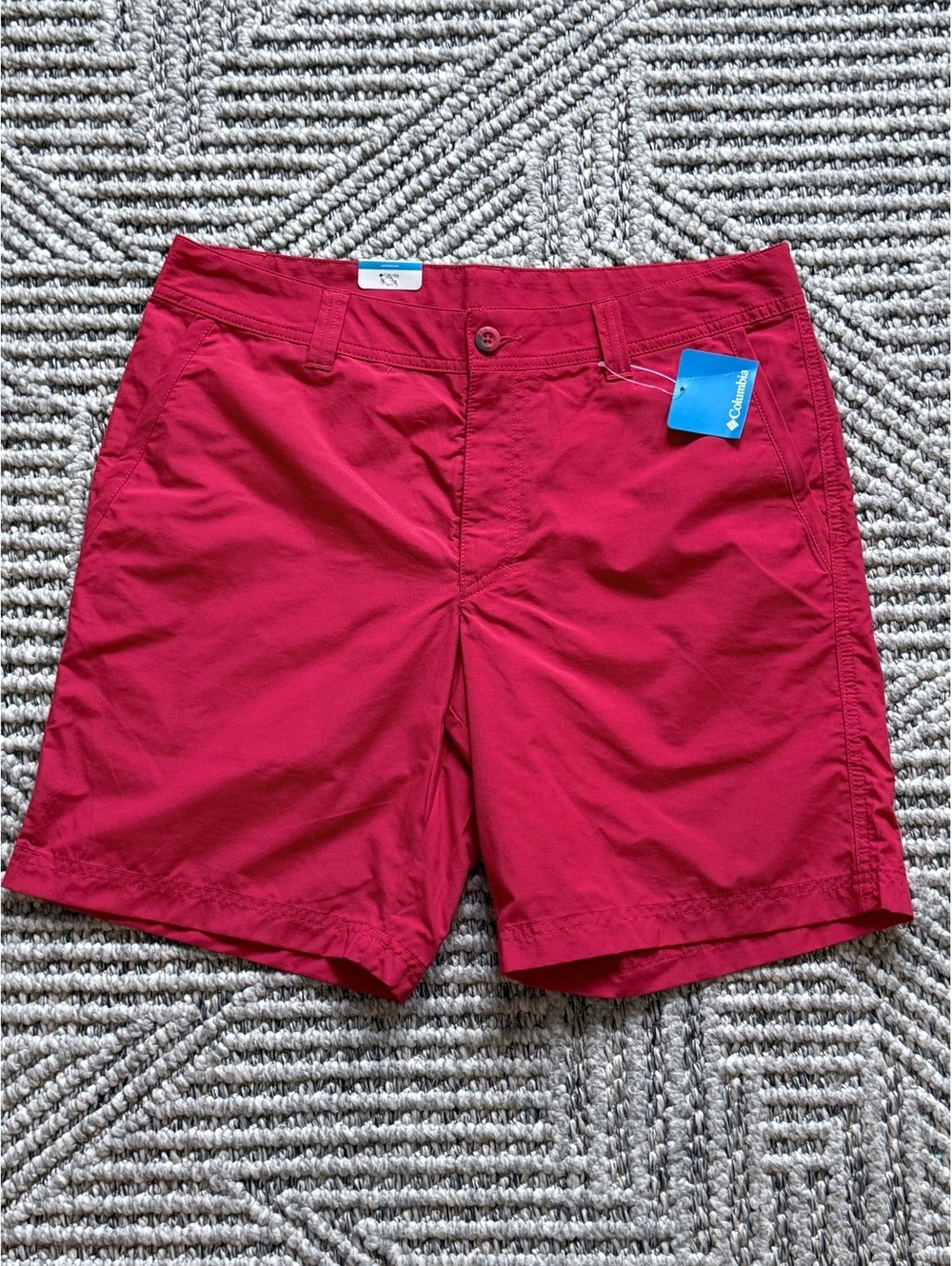 Columbia Men's Red Regular Fit Shorts Size 32